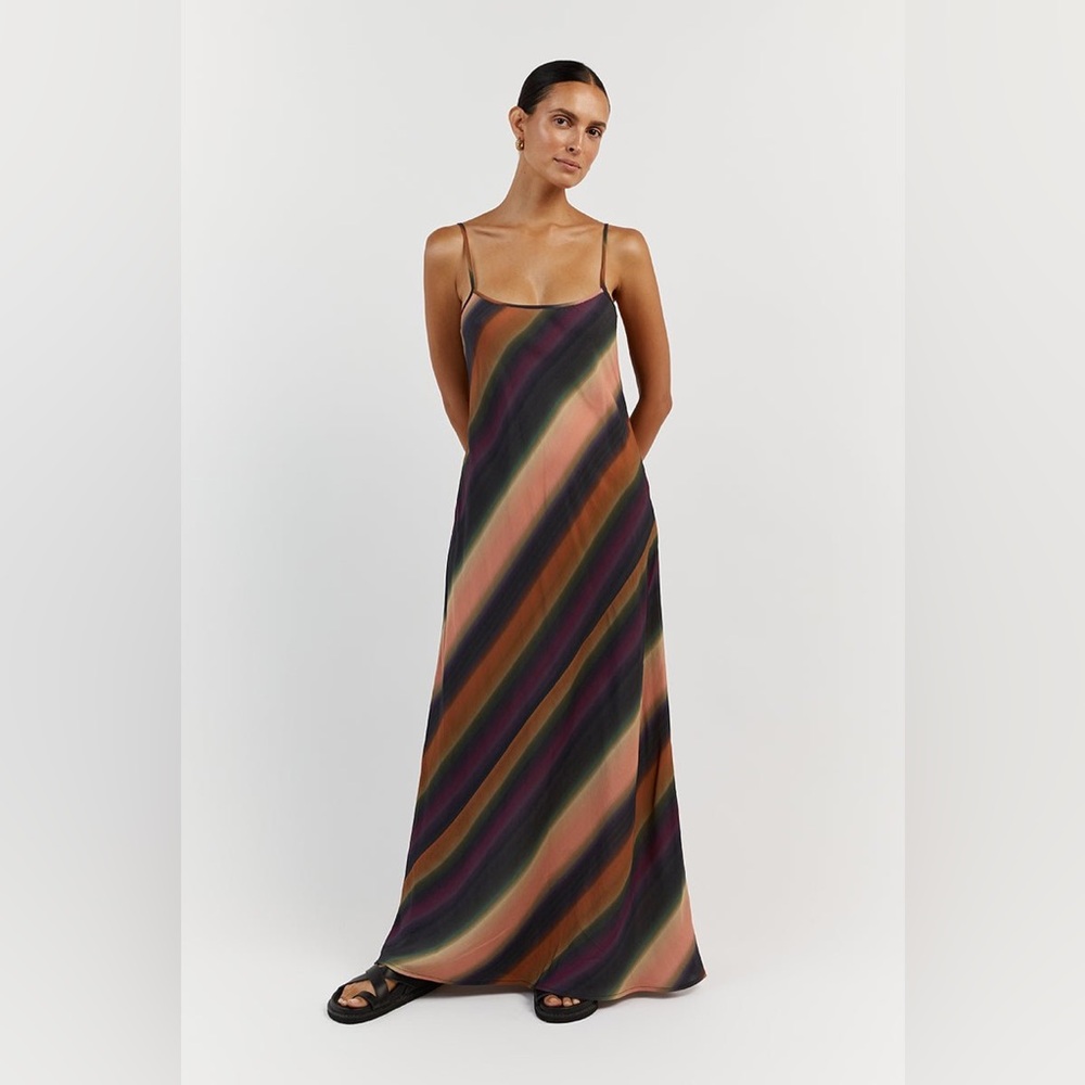 DISSH Lulu Ombre Scoop Slip Dress